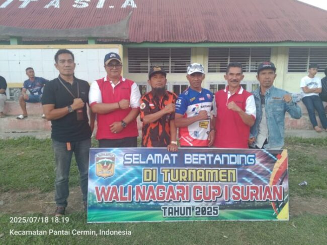 Foto, Waka pp pancer, Wali nagari surian, Ketua pp pancer, DanKoti Pancer, SekCam, dan Humas PP Pancer
